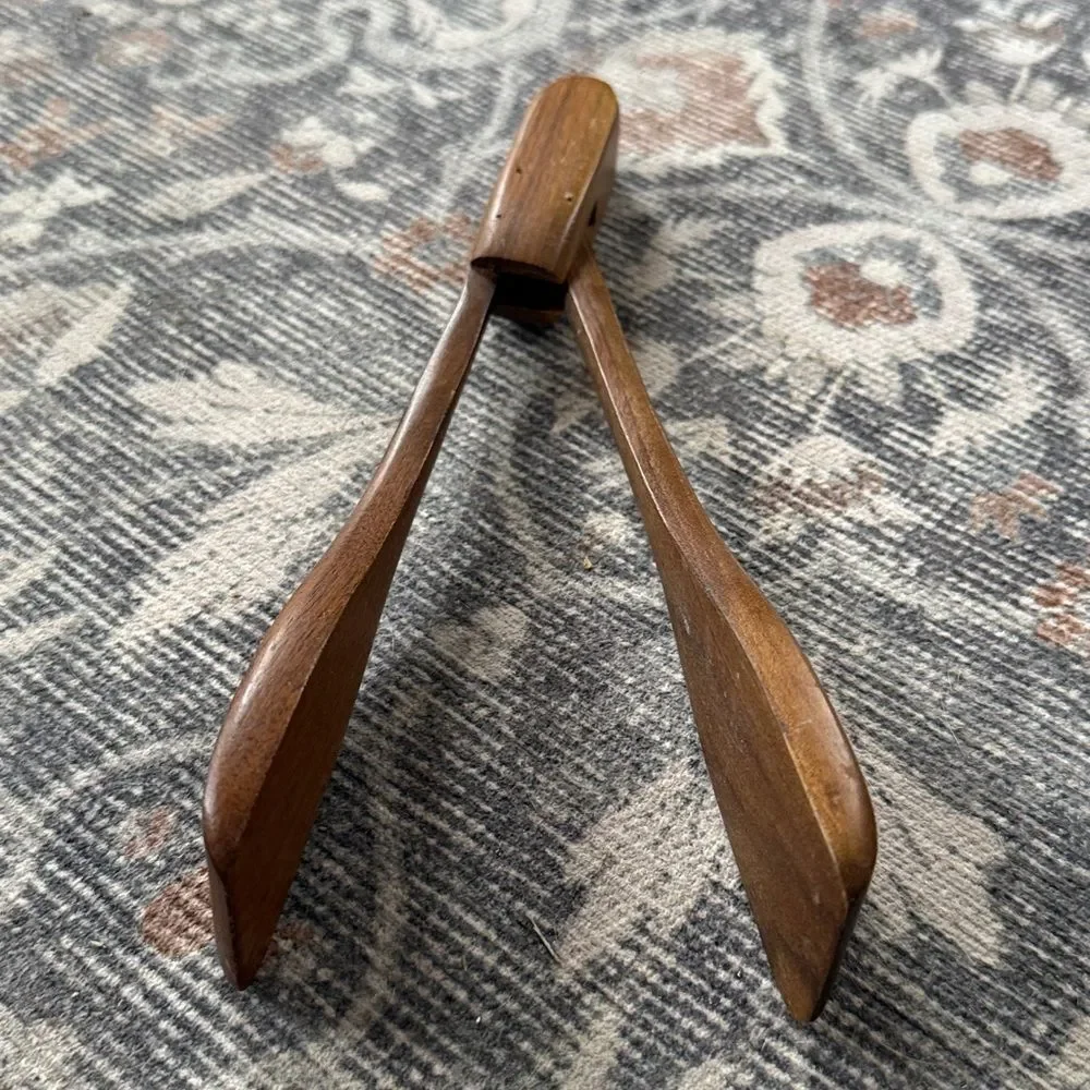 Vintage teak salad server